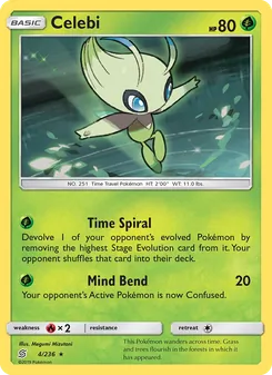 Celebi — Unified Minds #4, 2019. Illustrated by Megumi Mizutani.