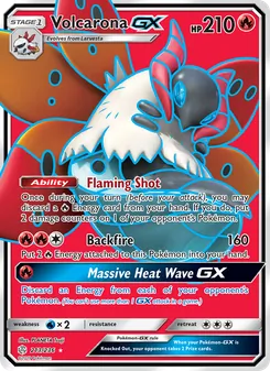 Volcarona GX — Cosmic Eclipse #213, 2019. Illustrated by PLANETA Tsuji.
