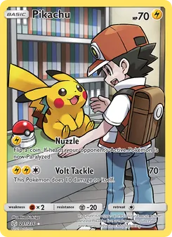 Pikachu — Cosmic Eclipse #241, 2019. Illustrated by Hitoshi Ariga.