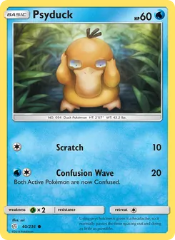 Psyduck — Cosmic Eclipse #40, 2019. Illustrated by sui.