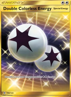 Double Colorless Energy — Guardians Rising #166, 2017. Illustrated by 5ban Graphics.