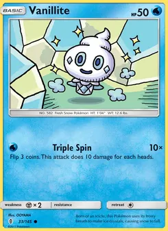 Vanillite — Guardians Rising #33, 2017. Illustrated by OOYAMA.