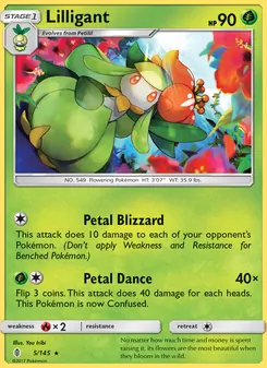 Lilligant — Guardians Rising #5, 2017. Illustrated by You Iribi.