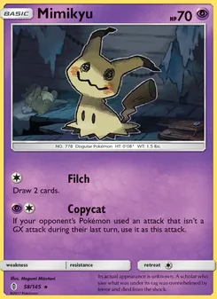 Mimikyu — Guardians Rising #58, 2017. Illustrated by Megumi Mizutani.