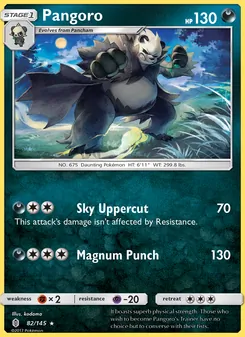 Pangoro — Guardians Rising #82, 2017. Illustrated by kodama.