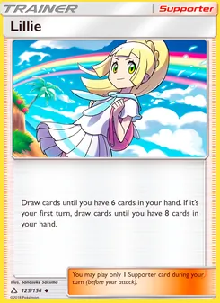 Lillie — Ultra Prism #125, 2018. Illustrated by Sanosuke Sakuma.