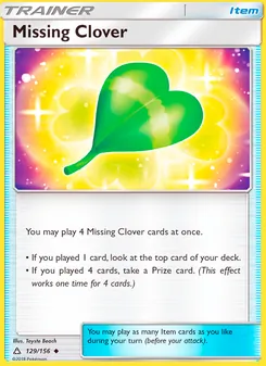 Missing Clover — Ultra Prism #129, 2018. Illustrated by Toyste Beach.