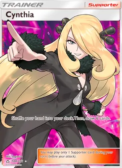 Cynthia — Ultra Prism #148, 2018. Illustrated by nagimiso.