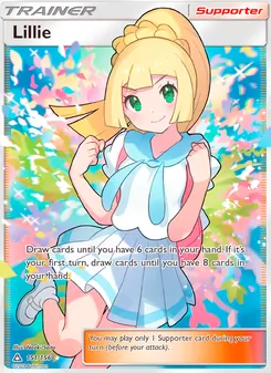 Lillie — Ultra Prism #151, 2018. Illustrated by Naoki Saito.