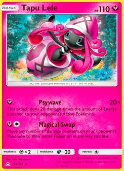 Tapu Lele — Ultra Prism #94, 2018. Illustrated by Shin Nagasawa.