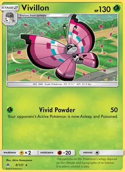 Vivillon — Forbidden Light #8, 2018. Illustrated by Akira Komayama.