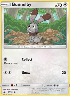 Bunnelby — Forbidden Light #97, 2018. Illustrated by Akira Komayama.
