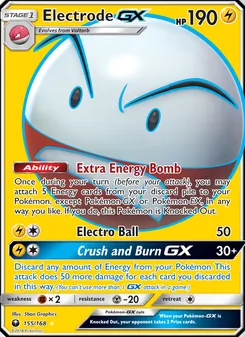 Electrode GX — Celestial Storm #155, 2018. Illustrated by 5ban Graphics.
