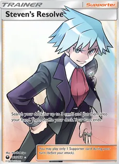 Steven’s Resolve — Celestial Storm #165, 2018. Illustrated by Hitoshi Ariga.