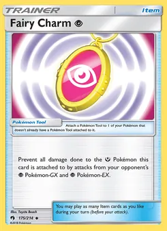 Fairy Charm Psychic — Lost Thunder #175, 2018. Illustrated by Toyste Beach.