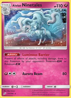 Alolan Ninetales — Team Up #111, 2019. Illustrated by Misa Tsutsui.