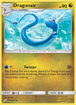 Dragonair — Team Up #118, 2019. Illustrated by kirisAki.