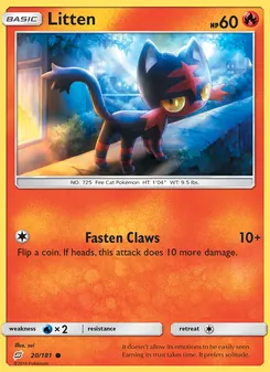 Litten — Team Up #20, 2019. Illustrated by sui.