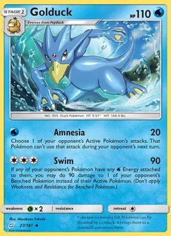 Golduck — Team Up #27, 2019. Illustrated by Masakazu Fukuda.