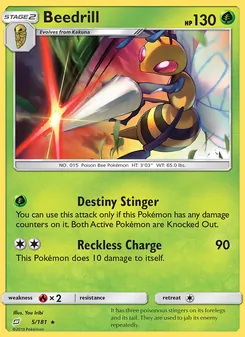 Beedrill — Team Up #5, 2019. Illustrated by You Iribi.