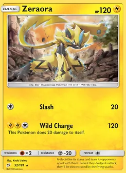 Zeraora — Team Up #52, 2019. Illustrated by Kouki Saitou.