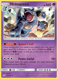 Nidoqueen — Team Up #56, 2019. Illustrated by nagimiso.