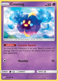 Cosmog — Team Up #69, 2019. Illustrated by sui.