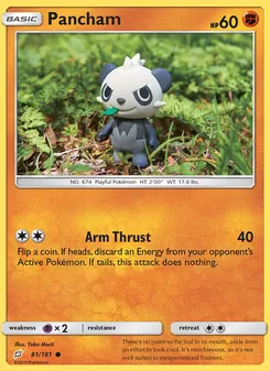 Pancham — Team Up #81, 2019. Illustrated by Yuka Morii.