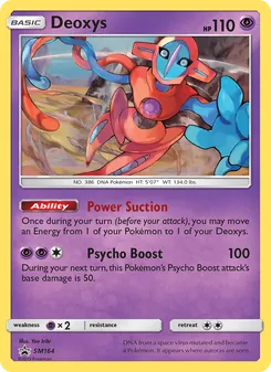 Deoxys — SM Black Star Promos #SM164, 2017. Illustrated by You Iribi.