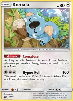 Komala — SM Black Star Promos #SM41, 2017. Illustrated by nagimiso.