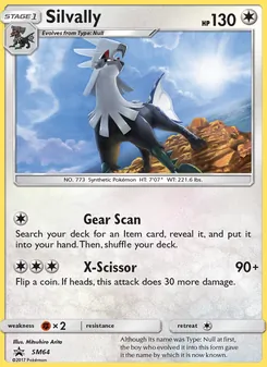 Silvally — SM Black Star Promos #SM64, 2017. Illustrated by Mitsuhiro Arita.