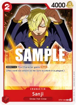 One Piece card ST01-004 artwork