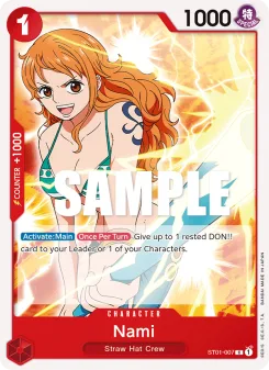 One Piece card ST01-007 artwork