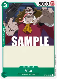 One Piece card ST02-002 artwork