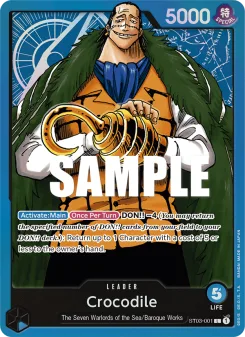 One Piece card ST03-001 artwork