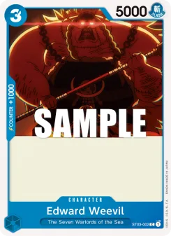 One Piece card ST03-002 artwork