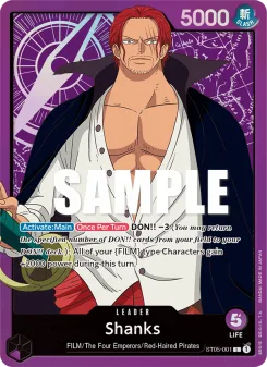 One Piece card ST05-001 artwork