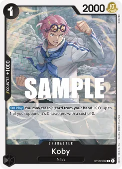 One Piece card ST06-002 artwork