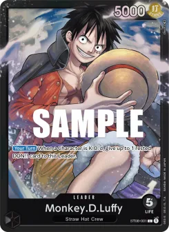 One Piece card ST08-001 artwork