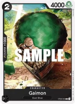 One Piece card ST08-003 artwork