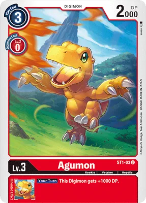 Agumon, Digimon card ST1-03