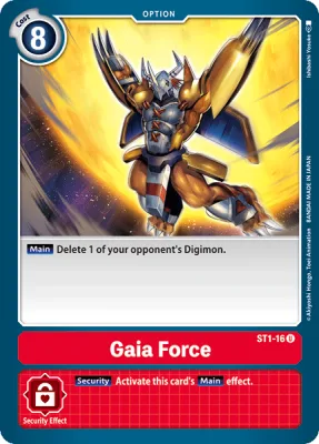 Gaia Force, Digimon card ST1-16