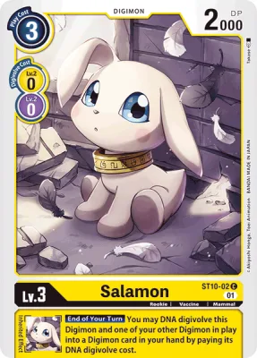 Salamon, Digimon card ST10-02