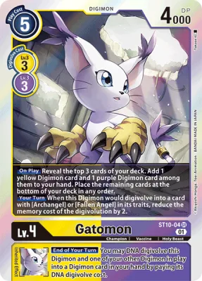 Gatomon, Digimon card ST10-04
