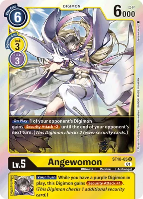 Angewomon, Digimon card ST10-05
