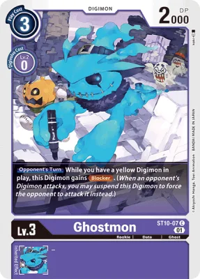 Ghostmon, Digimon card ST10-07