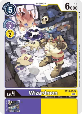 Wizardmon, Digimon card ST10-10