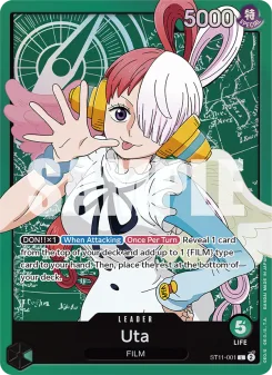 One Piece card ST11-001 artwork
