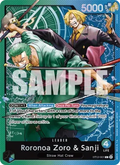 One Piece card ST12-001 artwork
