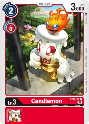 Candlemon, Digimon card ST12-02